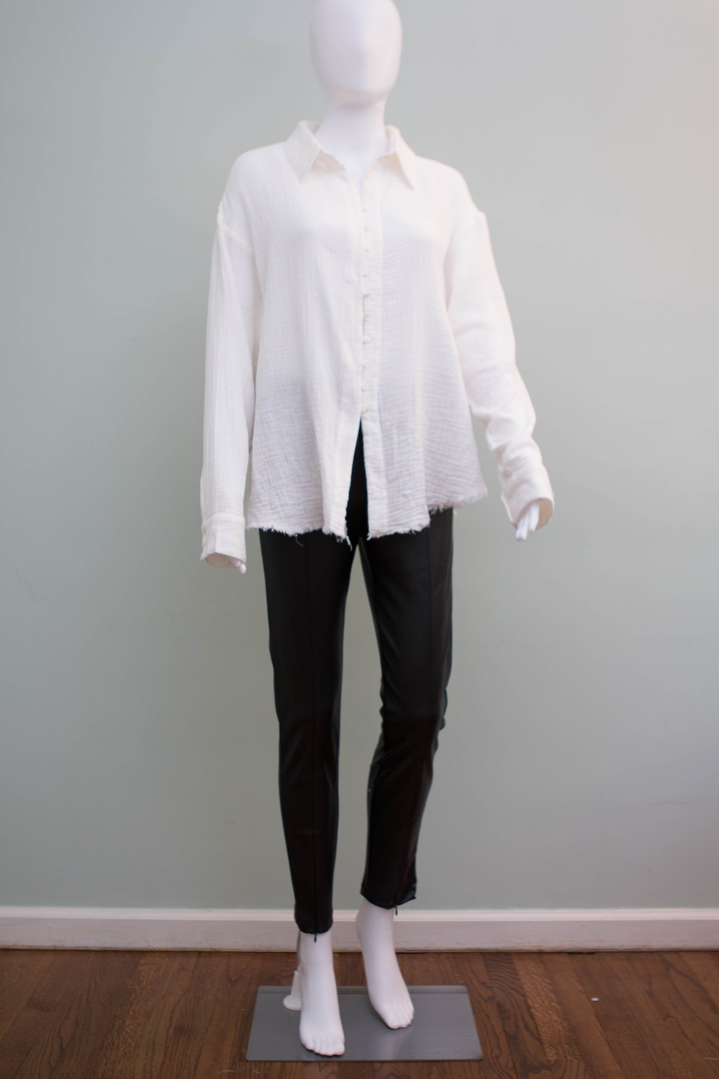 Michelle Double Gauze Button Down Shirt